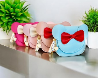 Customized Mouse Bow Purse Toddler Handbag Party Favor Little Girl Gift