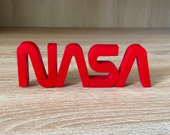 NASA old Logo  3D printed Hand Painted