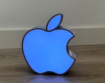 Lámpara de escritorio Apple impresa en 3D