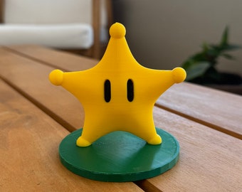 Super Mario STAR 3D Printed