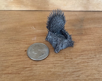 Trono de hierro, miniatura. Juegos de Tronos.