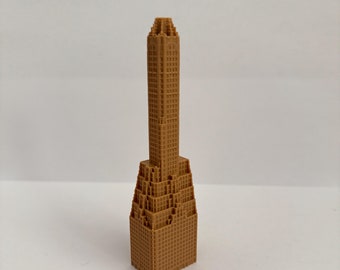 General Electric Building New York 3D Printed