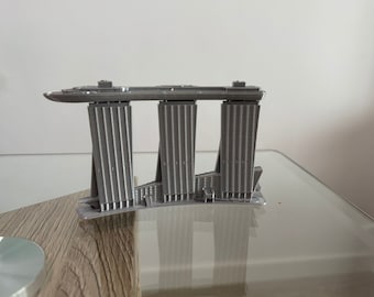 Modelo Marina Bay Sands Singapur- PLA impreso en 3D