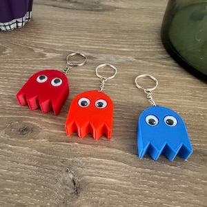 Ghost Keychain arcade game 3D Printed keychain