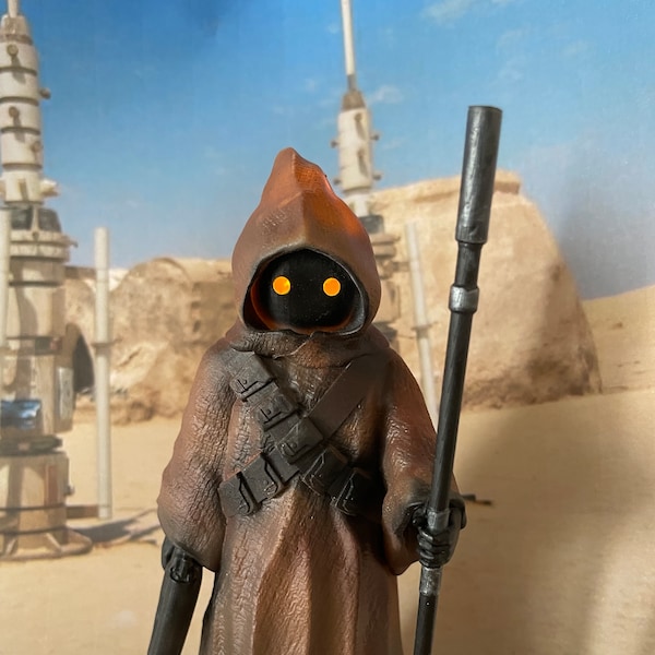 Jawa 3D Resin Printed and hand painted figure