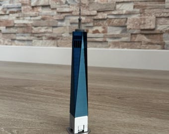 One World Trade Center New York PLA 3D Printed