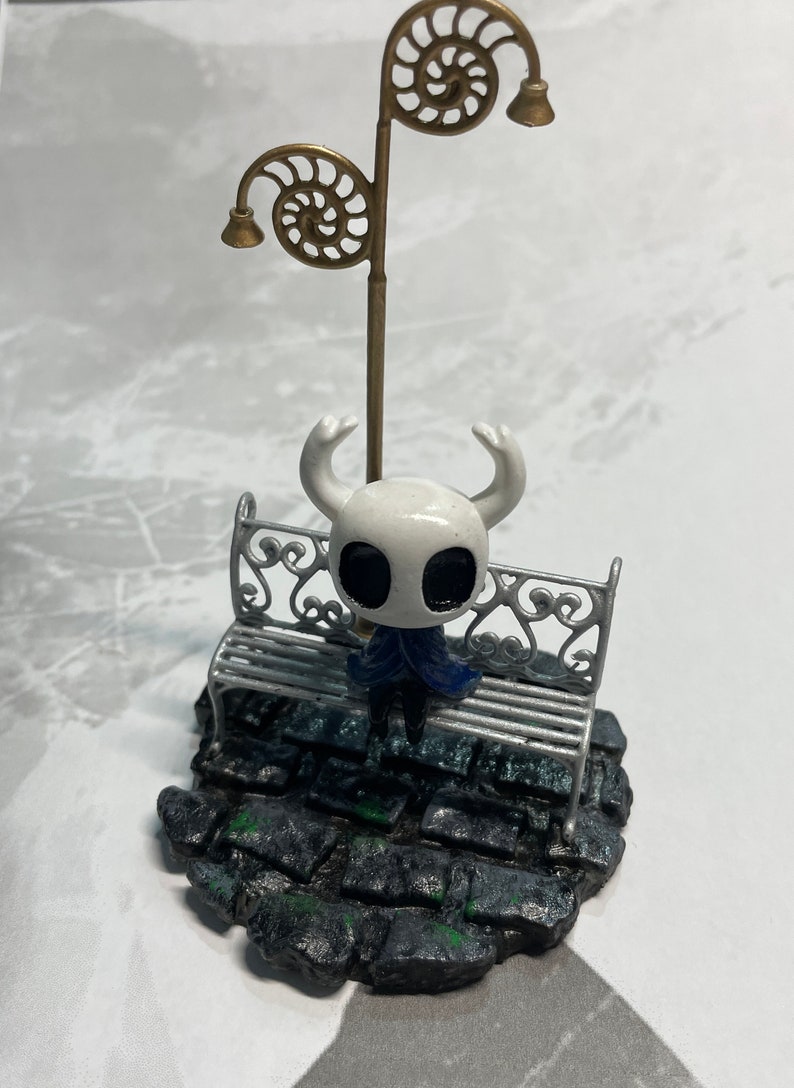 Hollow Knight Diorama, mini impreso en 3D y pintado a mano image 5