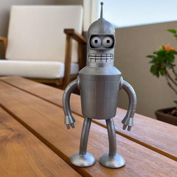Bender Futurama figura Resina 3D Impreso