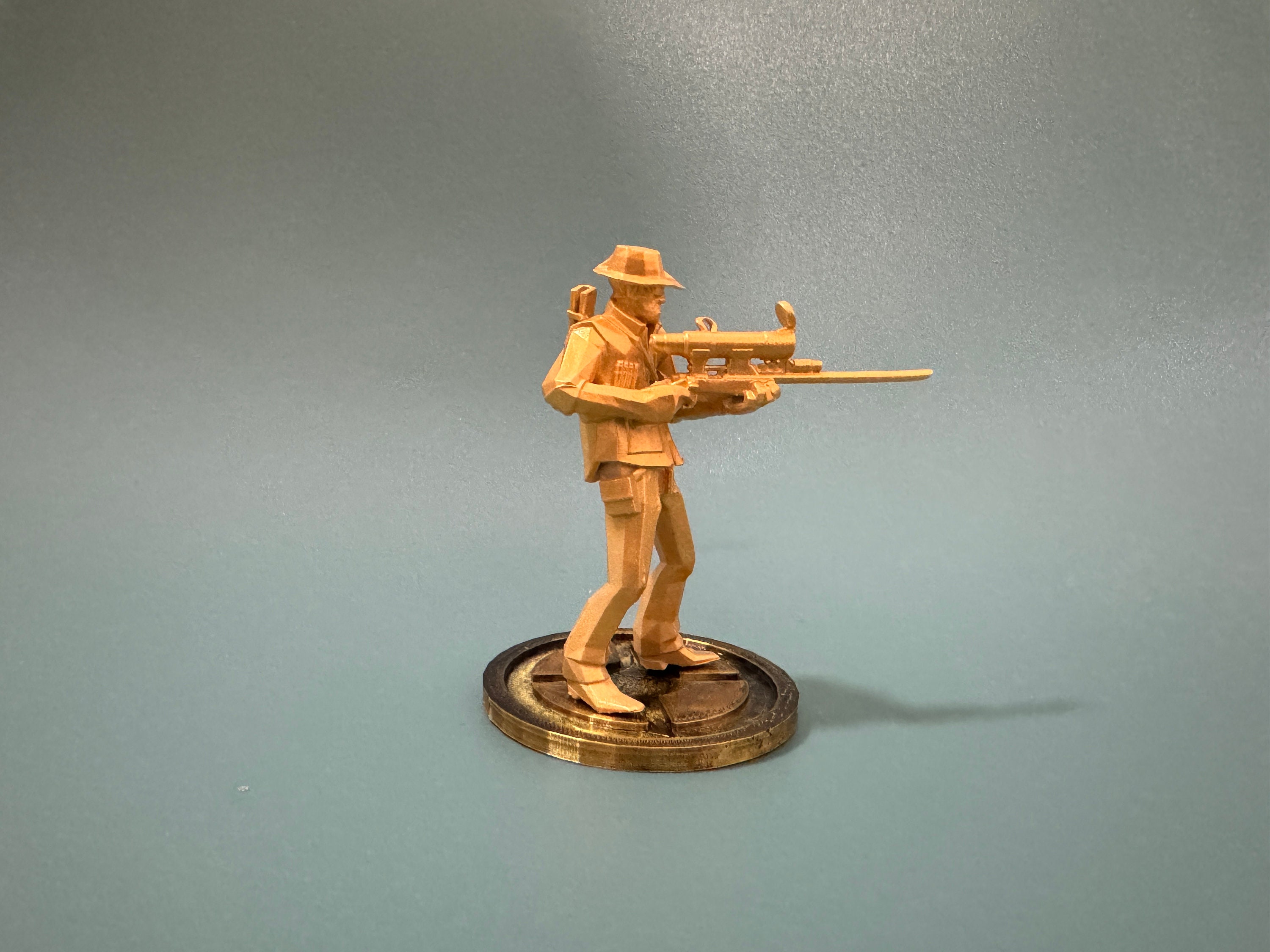 Team Fortress Figura De Francotirador Impresa En Resina 3d