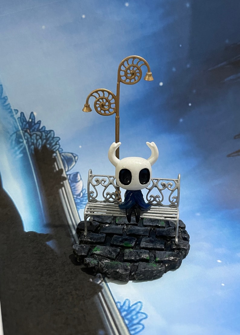 Hollow Knight Diorama, mini impreso en 3D y pintado a mano image 4