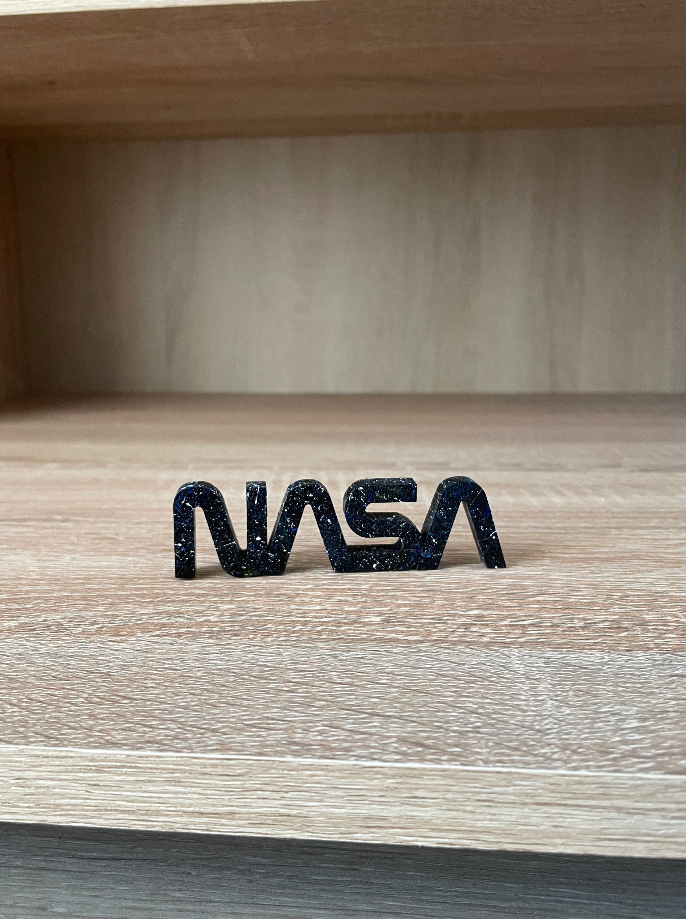 Nasa Lettering NASA Lettering Galaxy Stars 3D Printed - Etsy