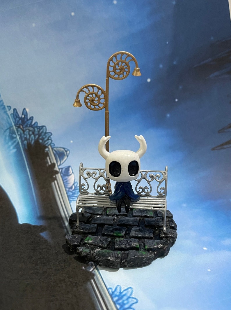 Hollow Knight Diorama, mini impreso en 3D y pintado a mano image 2