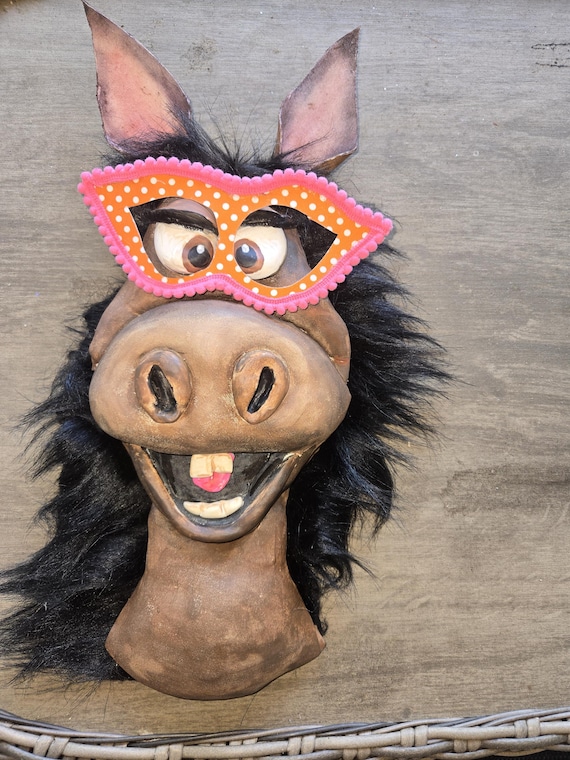 Handmade Shadow Horseman Sidekick Attachment, Spooky Season Decor