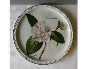 Villeroy & Boch Sammlerteller 1982 - Camellia Picturata, gemalt von Nicolas Liez. Keramikteller, signiert und gestempelt.