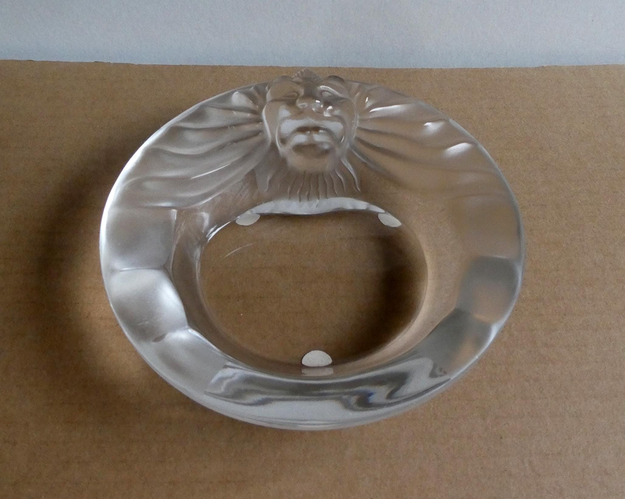 Lalique Lion Head - Etsy