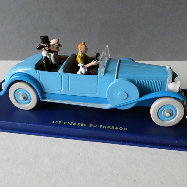 Tim und Struppi, Tintin et Milou, "Die Zigarren des Pharao/Les Cigares du Pharaoh", Hergé, Modell Auto 1/43: Ford T Lincoln Torpedo