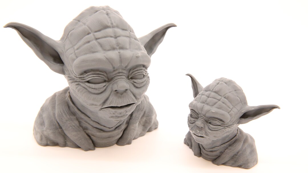 Yoda Bust 8K 3D Printed Statue Etsy