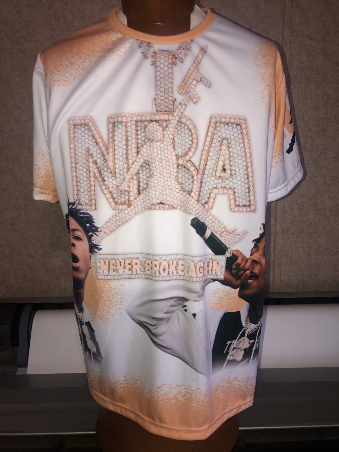 Hip Hop Star NBA Youngboy Jersey Never Broke Again - Etsy