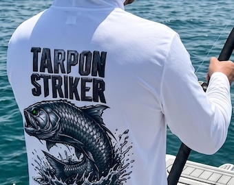 Tarpon Striker Fishing Hoodie | Men's Sports Offshore Fishing High Performance Hoodie