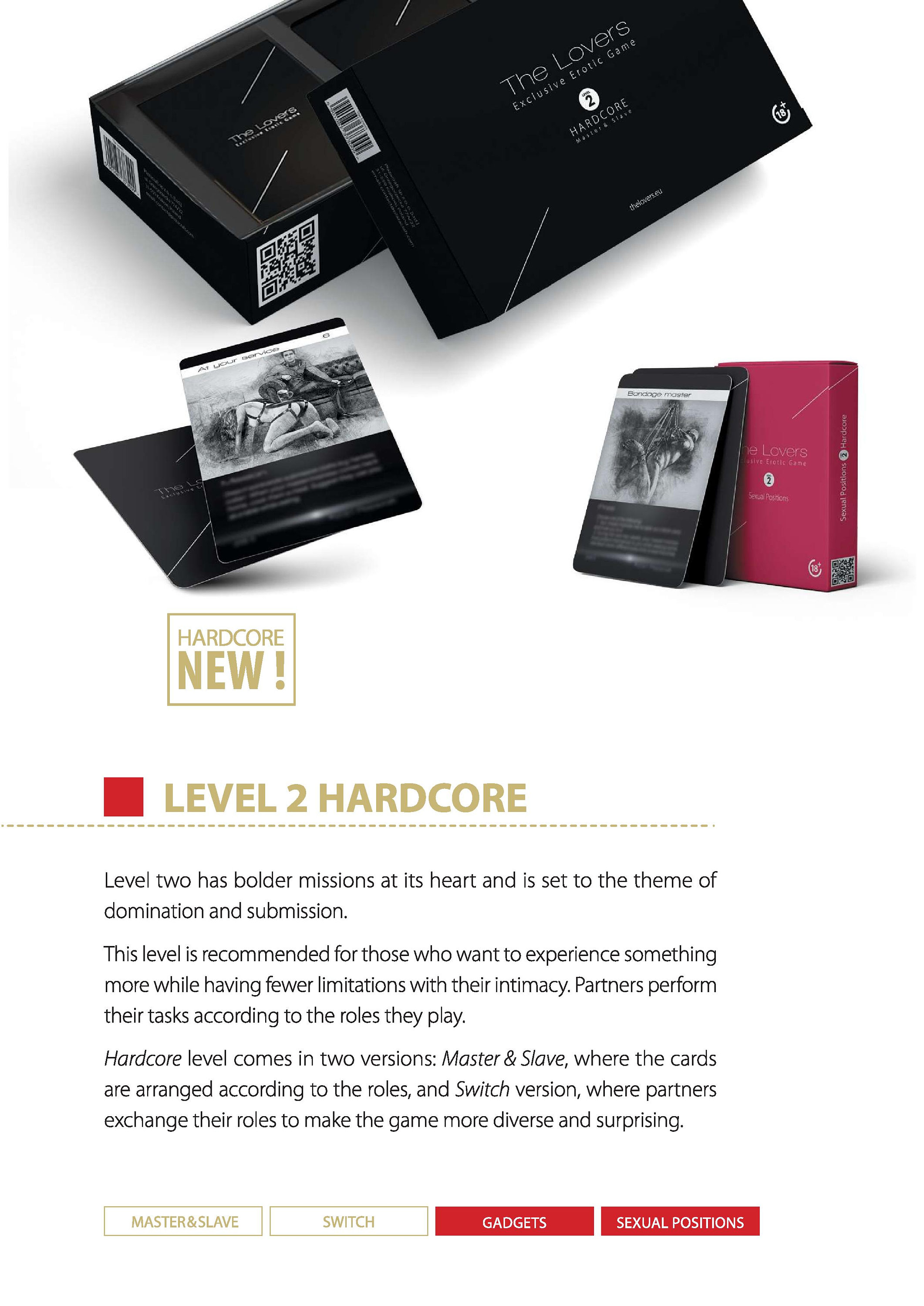 The Lovers - Exclusive Erotic Game (level 2 - Hardcore) | Sex Game | Valentines Gift | Couples