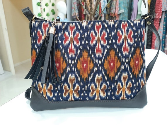 Satvi s Cosmetic Sling Bag. Gift Bag Pooja Bag multi Use Bag ikkat Bag. Etsy
