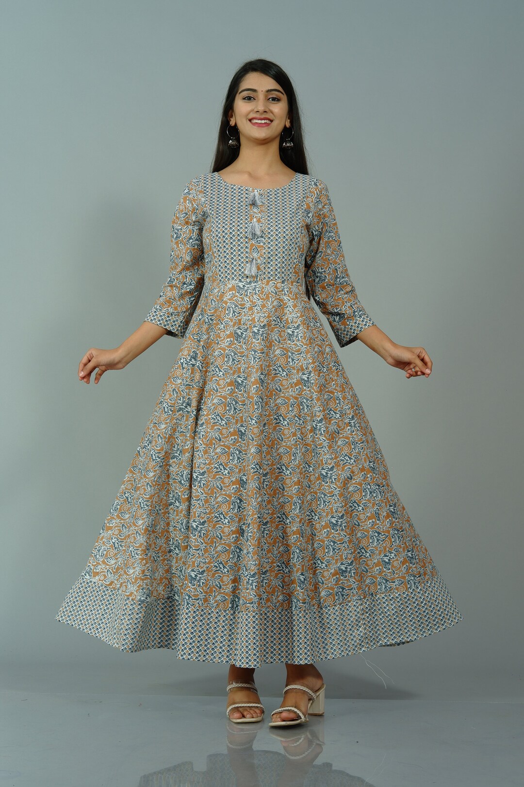 Indian Summer Dresses Online Buy COTTON SUMMER DRESS, Indian Hand Block  Print Dress