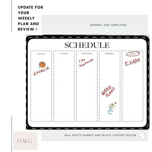 2021-22 DIGITAL Planner, Goodnotes, Ipad Planner, Minimal, Enkel , Notabilitet