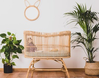 Lit Bebe Rotin Etsy