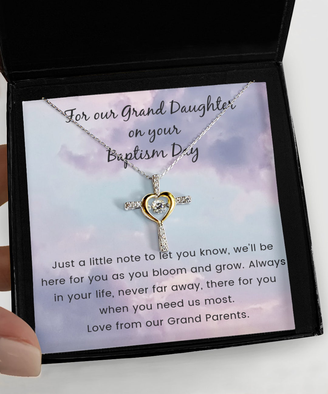 Baptism Day Baptism Gift From Grand Parents Baptism Gift for Our Grand