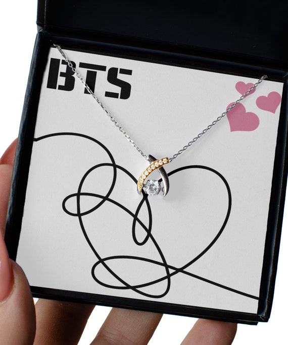 Bts Silver Necklace Bts Jewelry Kpop Jewelry K-pop Merchandise Bts
