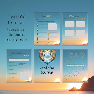Grateful Journal: Daily Gratitude Planner (Digital Download)
