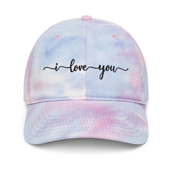 Embroidered Beanie - Tie-Dye Love Embroidered Beanie - Tie-Dye Love