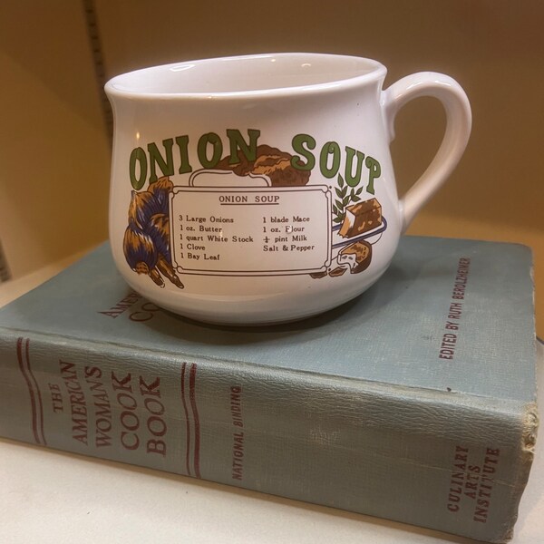 Vintage Onion Soup Mug/Bowl