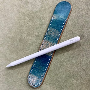 Apple Pencil Leather Sleeve, Italian Leather Apple Pencil Pouch, Apple Pencil Cover