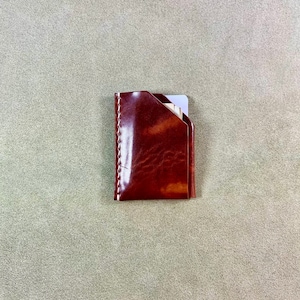 Portefeuille en cuir minimaliste
