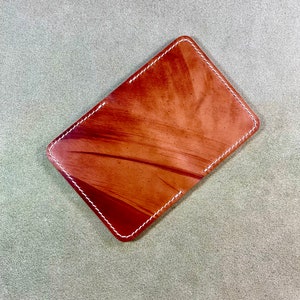 Cartera plegable Slim Shell Cordovan