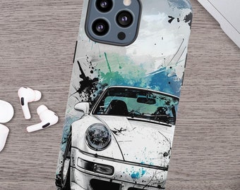 Sport Car Phone Case Unique Gift iPhone 15 14 13 12 11 X Pro Max Mini Samsung Galaxy Ultra Plus Google Pixel Pro XL Impact Resistance