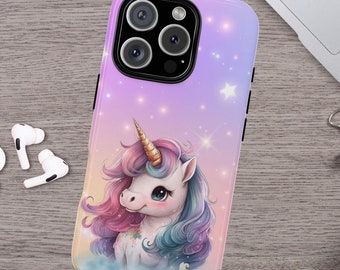 Fantasy Phone Case Unicorn Lover Gift iPhone 15 14 13 12 11 X Pro Max Mini Samsung Galaxy Ultra Plus Google Pixel Pro XL Impact Resistance