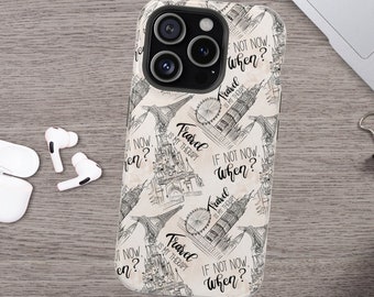 Travel Phone Case Wanderlust Phone Case Impact-Resistant Case Adventure iPhone 15 14 13 12 11 Pro Max Samsung Galaxy Plus Ultra Case