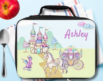 Lunch Box for Kids Personalized Insulated Lunch Box Custom Lunch Box For Girl Princess School Lunch Box Lunch Bag Children's Lunch Box