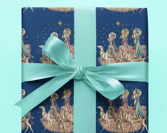 Christmas Gift Wrapping Paper Holiday Gift Wrap Wisemen Gift Xmas Gift Wrapping Paper Roll Kids Christmas Gift Wrap Elegant Christmas Paper