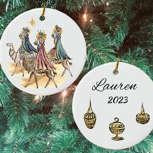 Enfeite de Reis Magos, Enfeite de Reis Magos, Lembrança de Natal, Enfeite Personalizado, Enfeite Personalizado, Presente de Natal Personalizado, Meia