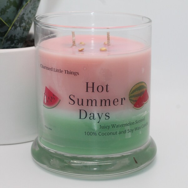 Watermelon Candle Etsy