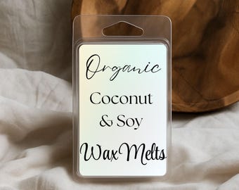 Luxury Wax Melts Set, Floral & Clean Scents, Coconut Soy Wax Cubes, Spa Inspired Fragrance, Gift for Her, Handmade Home Aroma Melts