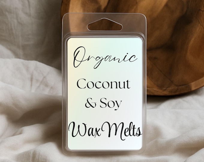 Featured listing image: Luxury Wax Melts Set, Floral & Clean Scents, Coconut Soy Wax Cubes, Spa Inspired Fragrance, Gift for Her, Handmade Home Aroma Melts