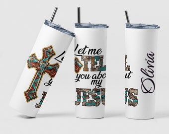 Jesus Cross Tumbler, Jesus Quote Tumbler, Western Cross Tumbler, Jesus Quote with Religious Cross Tumbler, Coffee Jesus Tumbler Gift, Gift