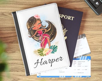 Personalized Hawaiian Passport Cover, Custom Passport Holder, Travel Gift, Unique Hawaii Accessory, Cruise Essentials, Passport Cover