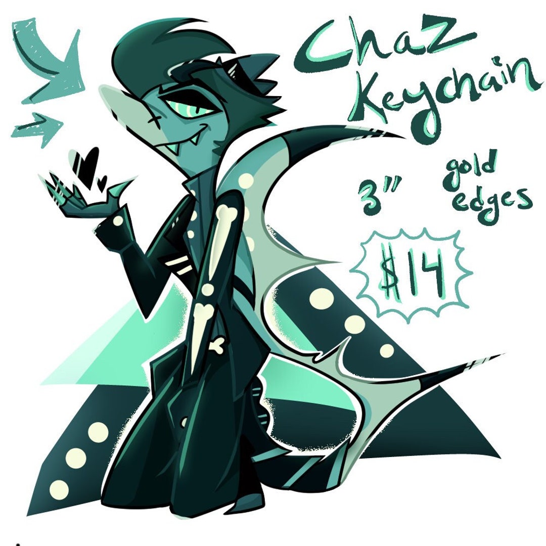 Helluva Boss Chaz Thurman Keychain Preorder Etsy Australia