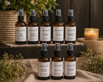 Plant Based Room Linen Mist | Essential Oils Botanical Home Fragrance