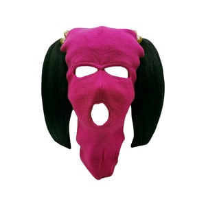DIY 5-Hole Balaclava (Safety Pink) | Customizable Winter Gear